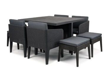 Комплект садових меблів KETER COLUMBIA SET 9 Графіт 247484 247484 фото