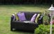 Диван для саду та тераси Keter Corfu II Love Seat 258946 коричневий 258946 фото 6