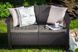 Диван для саду та тераси Keter Corfu II Love Seat 258946 коричневий 258946 фото 7