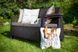 Диван для саду та тераси Keter Corfu II Love Seat 258946 коричневий 258946 фото 2