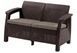 Диван для саду та тераси Keter Corfu II Love Seat 258946 коричневий 258946 фото 1
