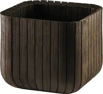 Горщик для квітів Keter Cube Planter L коричневий 229533 229533 фото