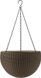 Подвесной цветочный горшок кашпо Keter Rattan Style Hanging 8,6л мокко 230502 230502 фото 1