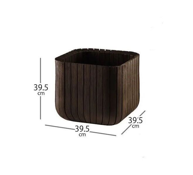 Цветочный горшок Keter Cube Planter L коричневый 229533 229533 фото