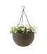 Подвесной цветочный горшок кашпо Keter Rattan Style Hanging 8,6л мокко 230502 230502 фото 3