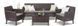 Диван садовий SALEMO 3 SEATER SOFA Keter Коричневий 244095 244095 фото 6