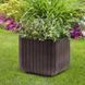 Цветочный горшок Keter Cube Planter L коричневый 229533 229533 фото 9