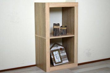 Стелаж меблевий Кубус "Мікс" 1*2 (792*438*290 мм) дуб сонома Inteo 80368295 80368295 фото