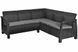 Диван садовий кутовий Keter Corfu RELAX SOFA Графіт 241726 241726 фото 1