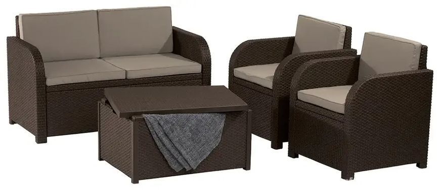 Набор садовой мебели Keter Modena Set коричневый 227855 227855 фото