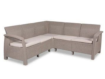 Диван садовий кутовий Keter Corfu RELAX SOFA Капучино 241727 241727 фото
