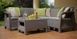 Диван садовий кутовий Keter Corfu RELAX SOFA Капучино 241727 241727 фото 4