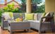 Диван садовий кутовий Keter Corfu RELAX SOFA Капучино 241727 241727 фото 3