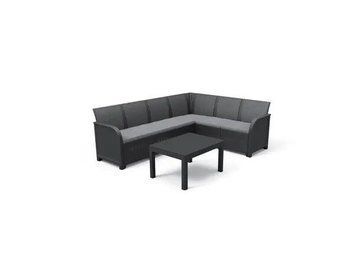 Набор садовой мебели Rosalie 6 Seater Corner With Orlando Big Table графит 249584 249584 фото
