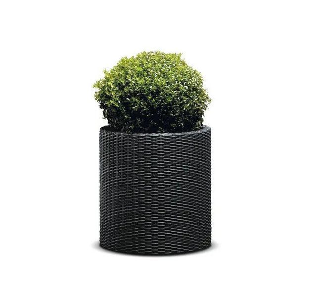 Горщик для квітів Keter Medium Cylinder Planter антрацит 229123 229123 фото