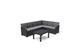Набір садових меблів Rosalie 6 Seater Corner With Orlando Big Table графіт 249584 249584 фото 1