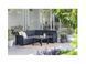 Набір садових меблів Rosalie 6 Seater Corner With Orlando Big Table графіт 249584 249584 фото 2