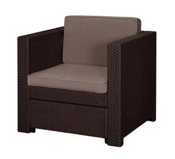 Пластиковое кресло для сада Keter Provence armchair коричневый 234190 234190 фото