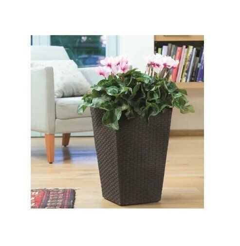 Горщик для квітів Keter Ratta Planter S 23.6л коричневий 228977 228977 фото