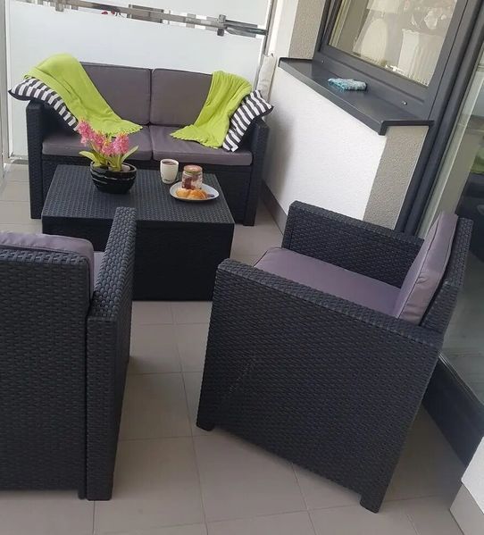 Комплект садовой мебели Monaco set Графит 216779 216779 фото