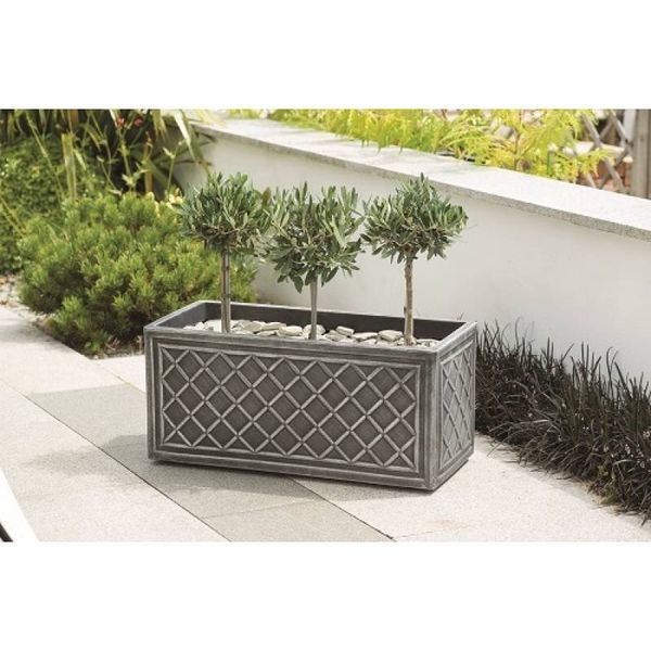 Цветочный горшок Lead Effect Trough 59 л Stewart 5011431105313 фото