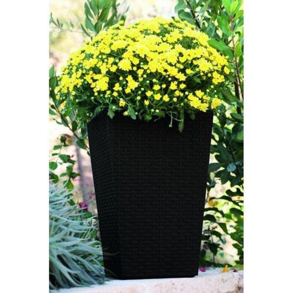 Цветочный горшок Medium Rattan Planter коричневый Keter 7290103659271 фото