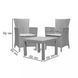 Набір меблів Rosario balcony set Коричневий 216939 216939 фото 5