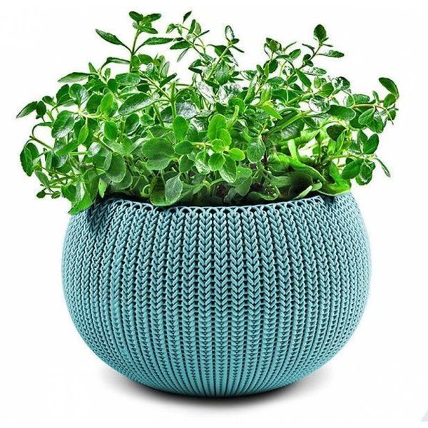 Горшок для растений Cozies M бирюзовый Keter 7290106928411 фото