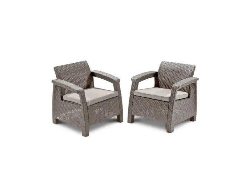 Комплект садових меблів KETER Corfu Rest Set Капучино 241723 241723 фото