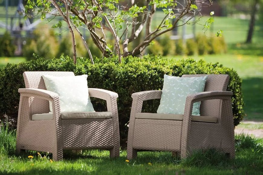 Комплект садових меблів KETER Corfu Rest Set Капучино 241723 241723 фото