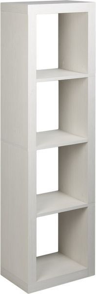 Стеллаж мебельный Кубус "Микс" 1*4 (1500*438*290 мм) вудлайн кремовый 3D HDF Inteo 40905395 40905395 фото