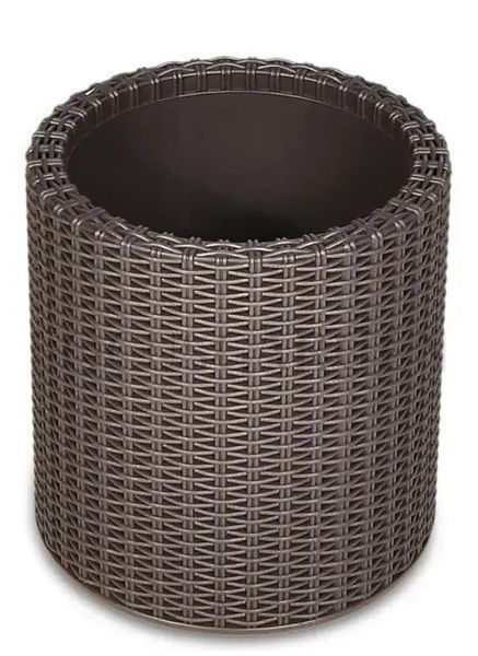 Комплект кашпо для квітів Keter Cylinder Planters S + M + L коричневий 220455 220455 фото