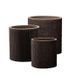 Комплект кашпо для квітів Keter Cylinder Planters S + M + L коричневий 220455 220455 фото 1