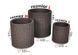 Комплект кашпо для квітів Keter Cylinder Planters S + M + L коричневий 220455 220455 фото 2