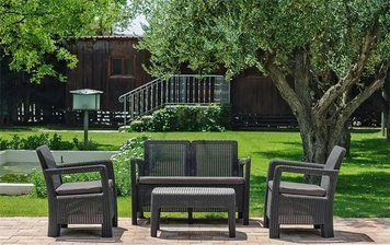 Комплект садовой мебели Tarifa lounge set Коричневый 223787 223787 фото