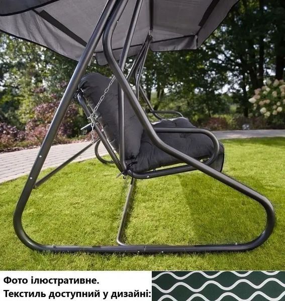 Гойдалка садова Milano Patio хвилястий принт 5904134105752 5904134105752 фото
