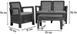 Комплект садових меблів Tarifa lounge set Коричневий 223787 223787 фото 5