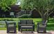 Комплект садових меблів Tarifa lounge set Коричневий 223787 223787 фото 1