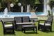 Комплект садових меблів Tarifa lounge set Коричневий 223787 223787 фото 3