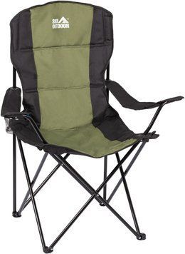 Стілець розкладний Soft Base black/olive 389.00.96 Skif Outdoor 389.00.96 фото