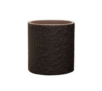 Горщик для квітів Keter Small Cylinder Planter коричневий 223940 223940 фото