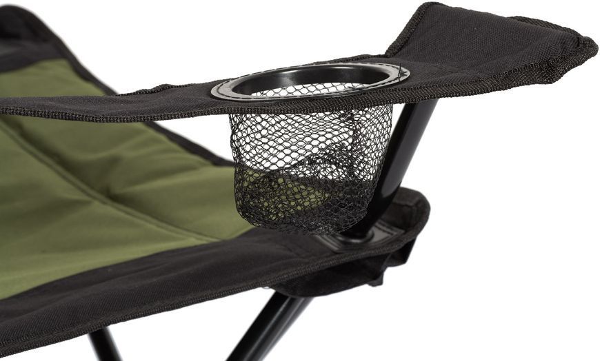 Стілець розкладний Soft Base black/olive 389.00.96 Skif Outdoor 389.00.96 фото