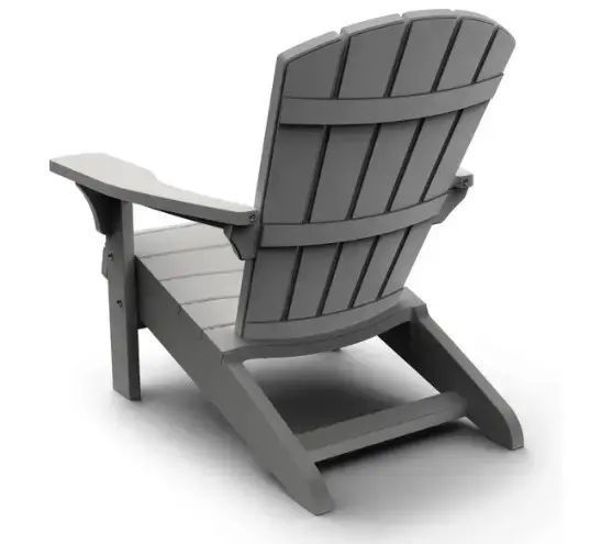 Крісло садове Keter Troy Adirondack сірий 253273 253273 фото
