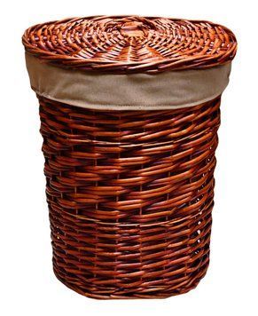 Кошик для білизни круглий коричневий Natural House FG-06S FG-06S фото