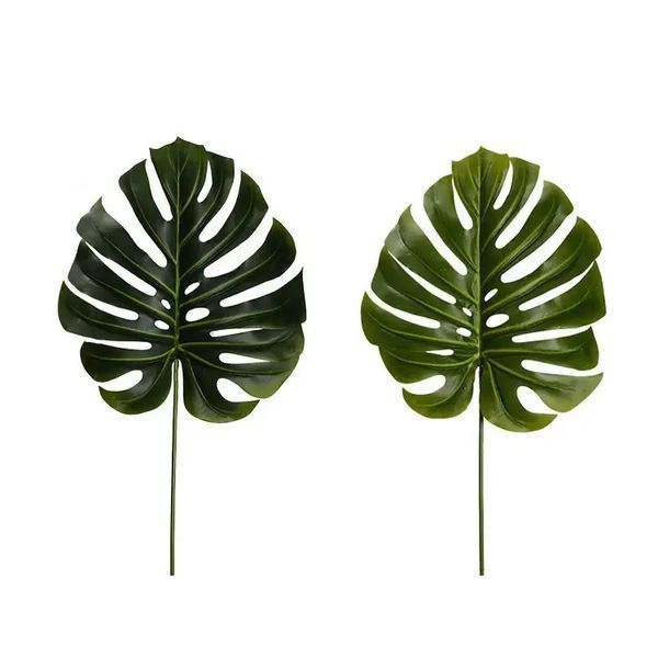 Штучне листя Monstera темний 87 см Engard DW-38 DW-38 фото