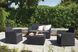 Комплект меблів для тераси CORONA WITH CUSHION BOX Графіт 231616 231616 фото 2