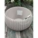 Горщик для рослин Cozies M бежевийевий з ланцюжком Keter 7290106932074 фото 2