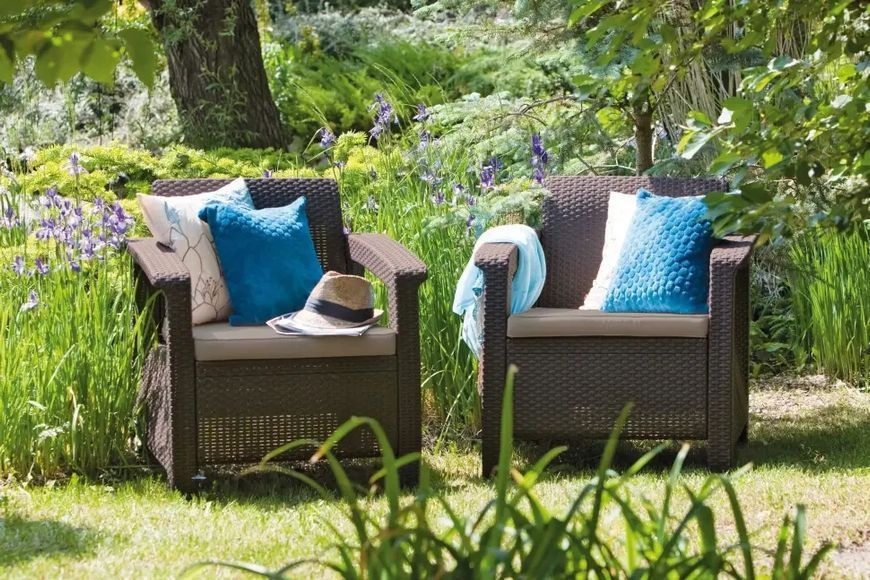 Комплект садовой мебели KETER Corfu Rest Set Коричневый 241724 241724 фото
