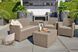 Комплект меблів для тераси CORONA WITH CUSHION BOX Капучино 231416 231416 фото 1