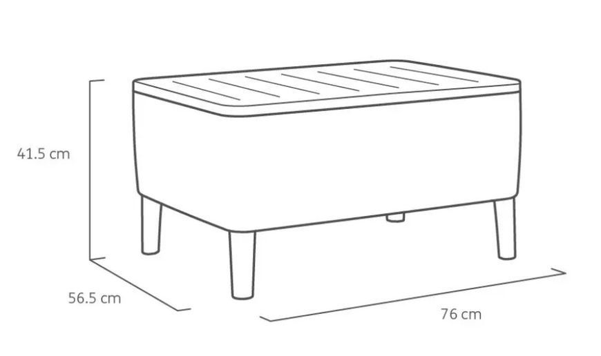 Набір меблів Salemo 3 seater set Allibert 8711245155425 8711245155425 фото